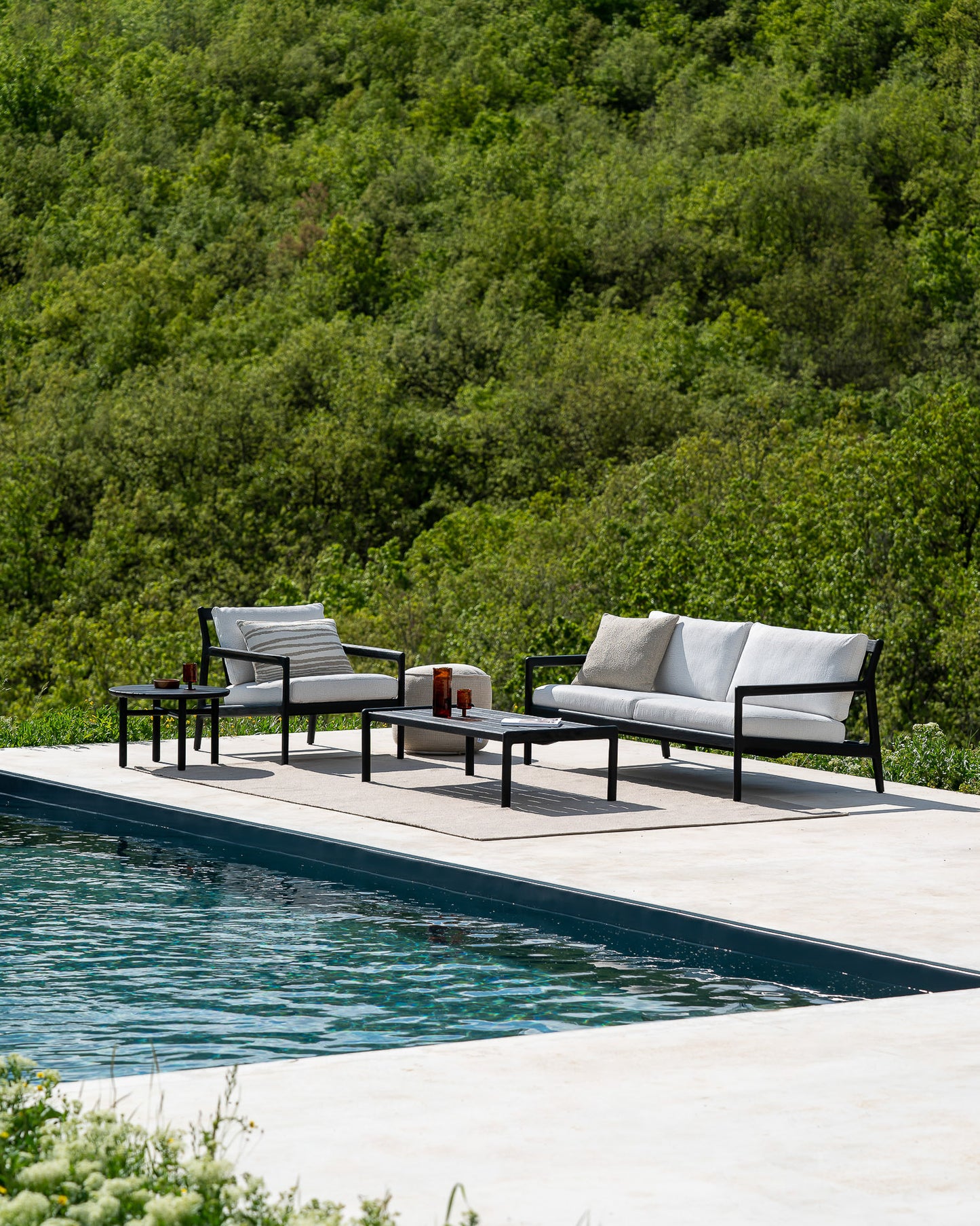 ETHNICRAFT JACK OUTDOOR COFFEE TABLE  - TEAK BLACK | $1,149.00 - $1,349.00