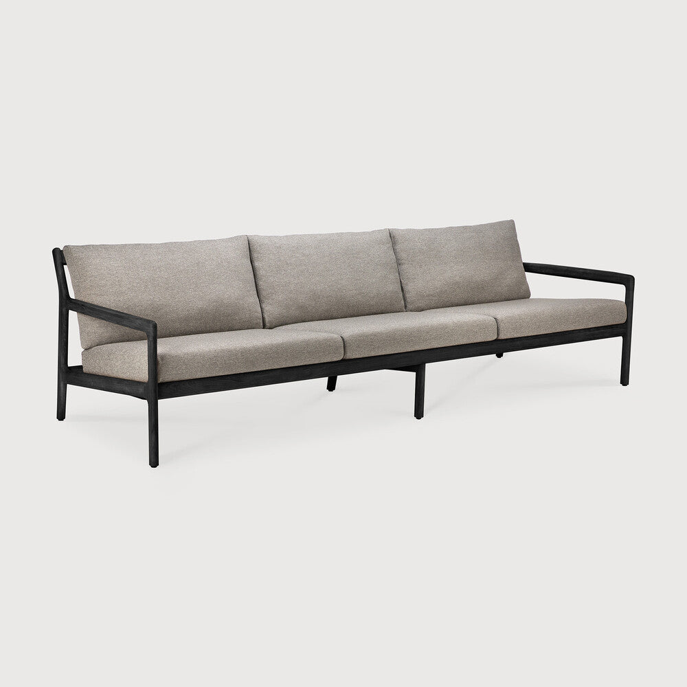 ETHNICRAFT JACK OUTDOOR 3 SEATER SOFA - TEAK BLACK | $4,719.00 - $6,486.00