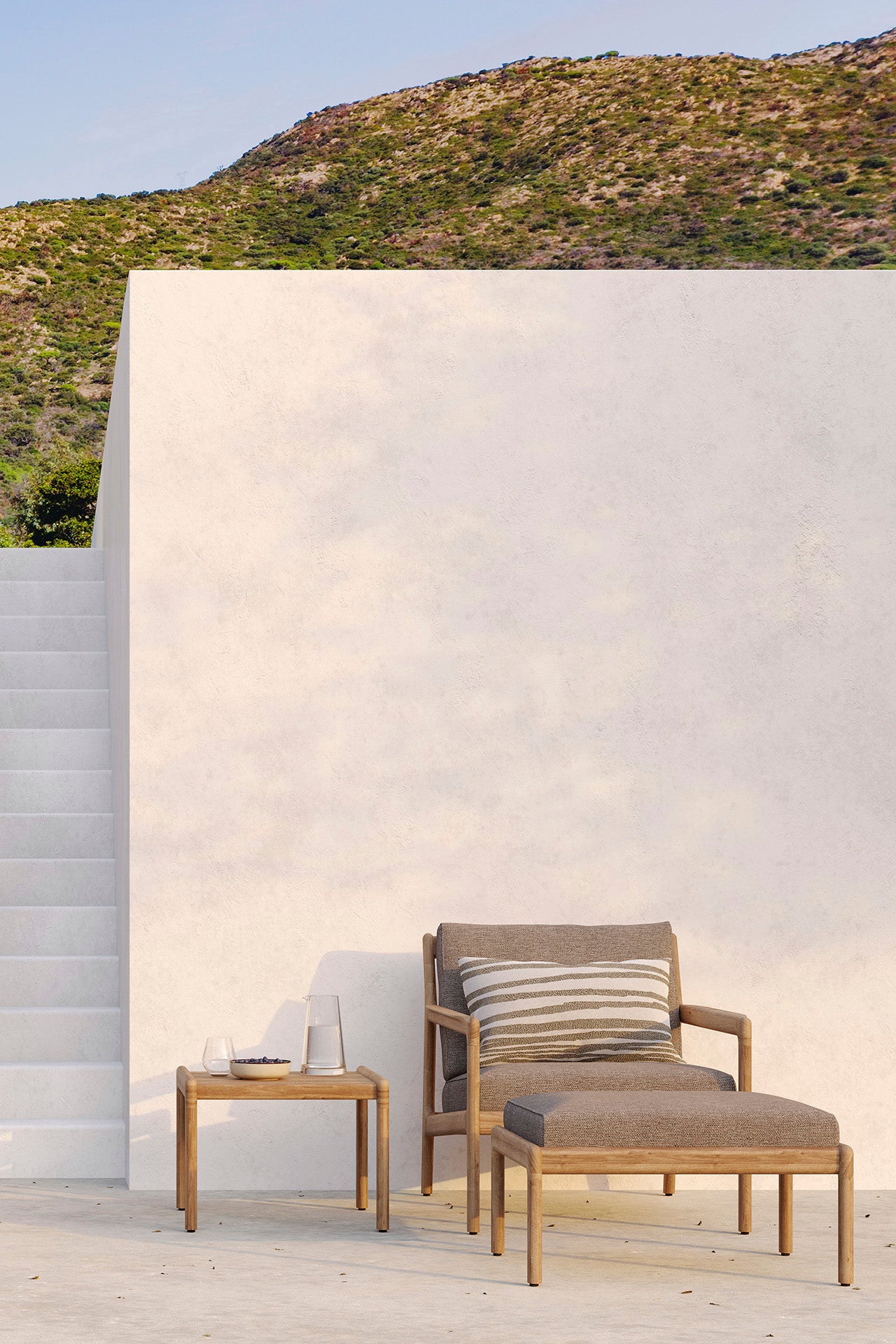 ETHNICRAFT JACK OUTDOOR SIDE TABLE  - TEAK | $539.00