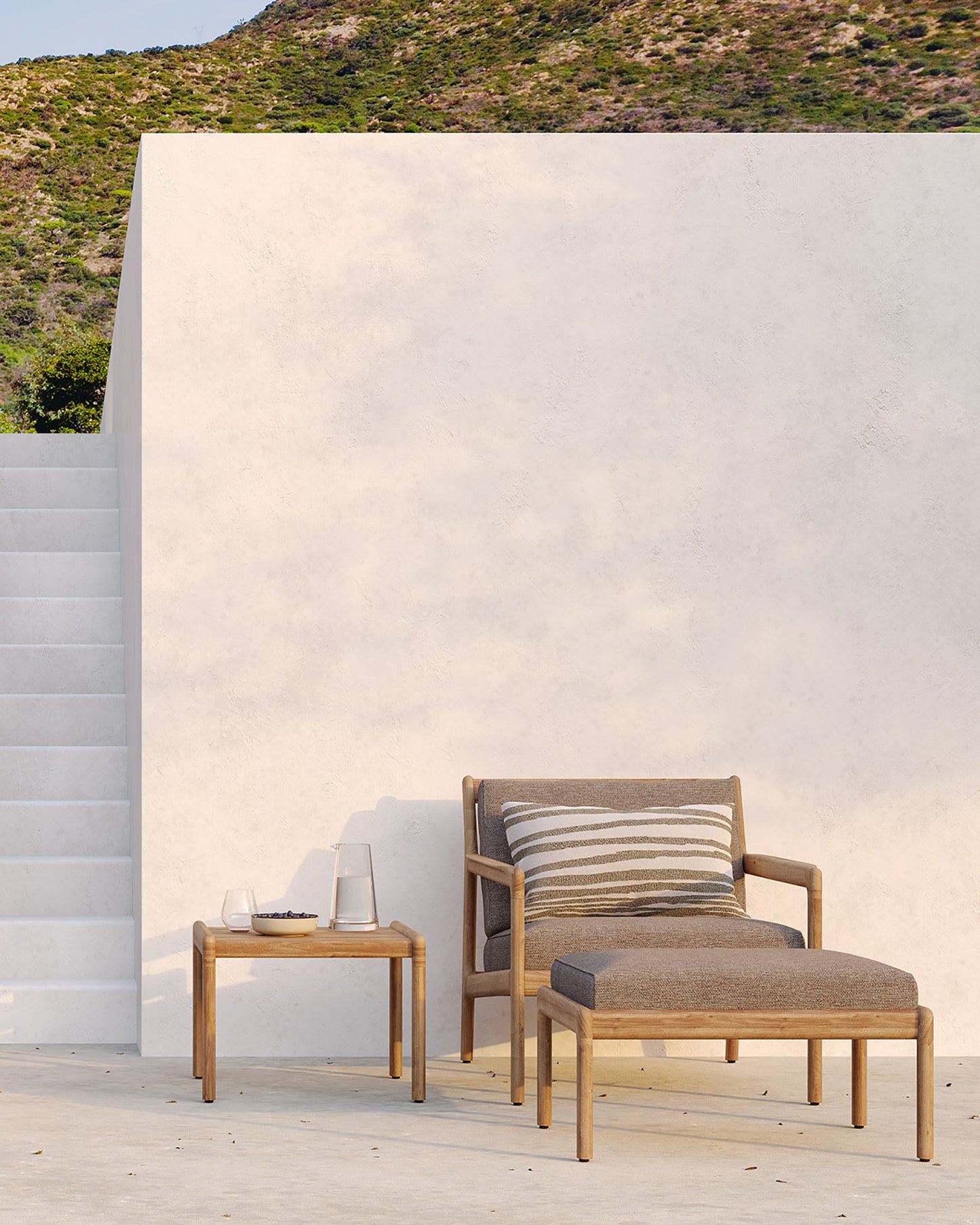 ETHNICRAFT NOMAD STRIPES OUTDOOR CUSHION | $139.00