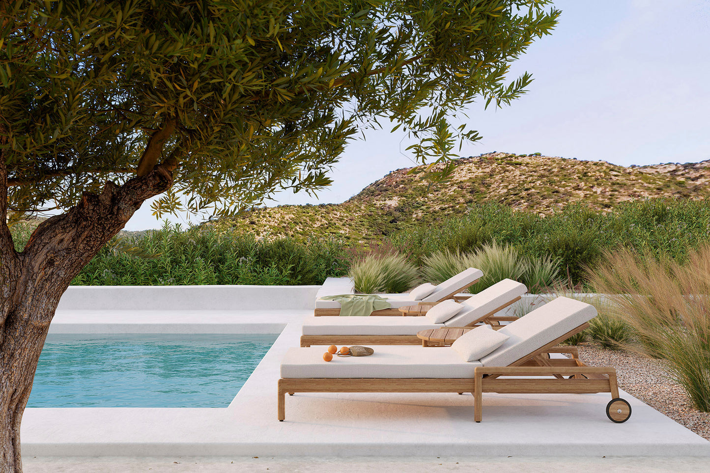 ETHNICRAFT JACK OUTDOOR ADJUSTABLE LOUNGER - TEAK | $3,858.00