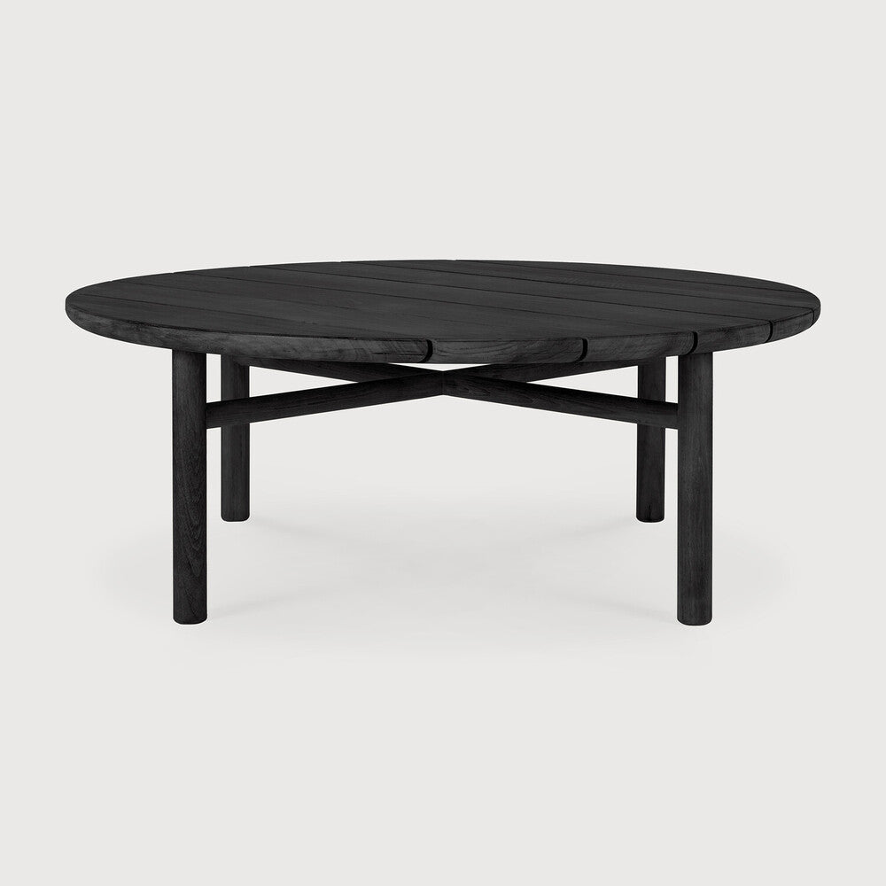 ETHNICRAFT QUATRO OUTDOOR COFFEE TABLE  - TEAK BLACK | $1,489.00