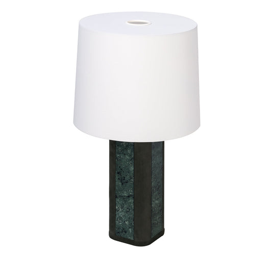 Solferino Small Green Guatemala Marble Table Lamp
