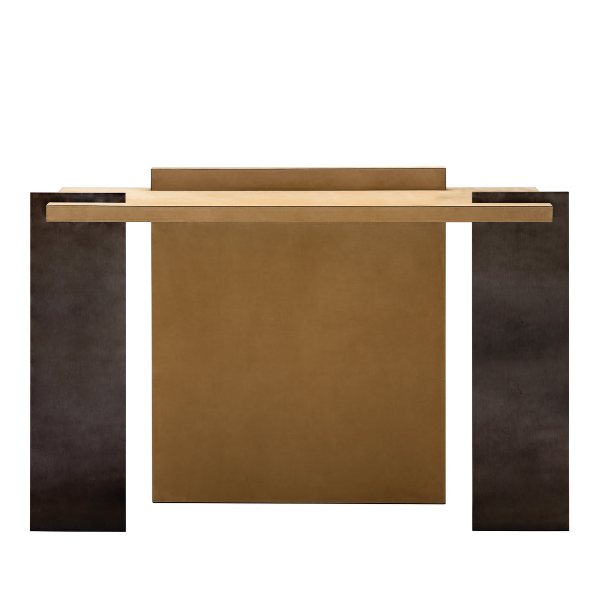 Mustard Geometric Console