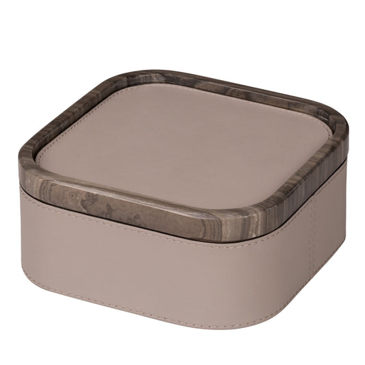 Giobagnara Polo Marmo Gray Small Square Stackable Box