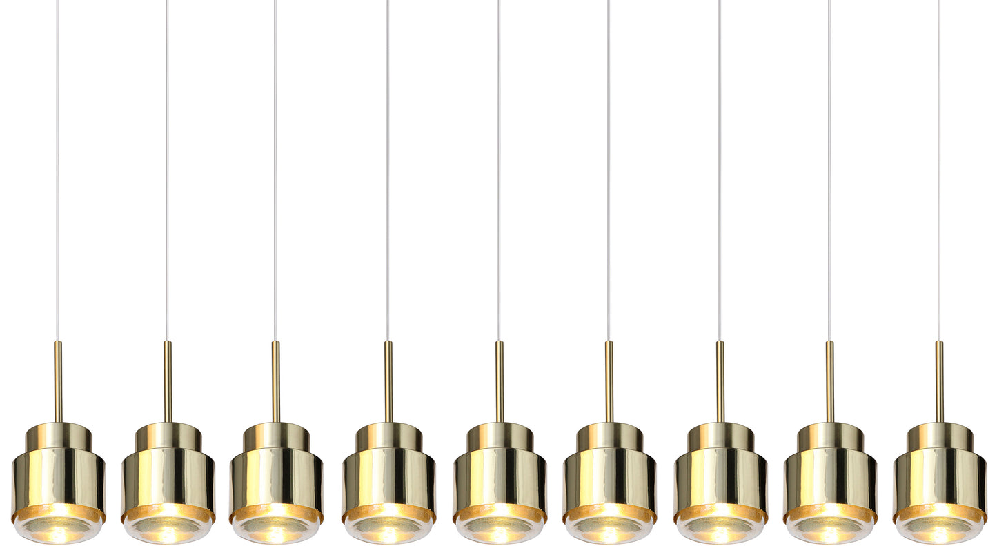 CUPALLO I LINEAR MULTI-LIGHT Pendant by David Pompa | $4,189.00 - $11,145.00