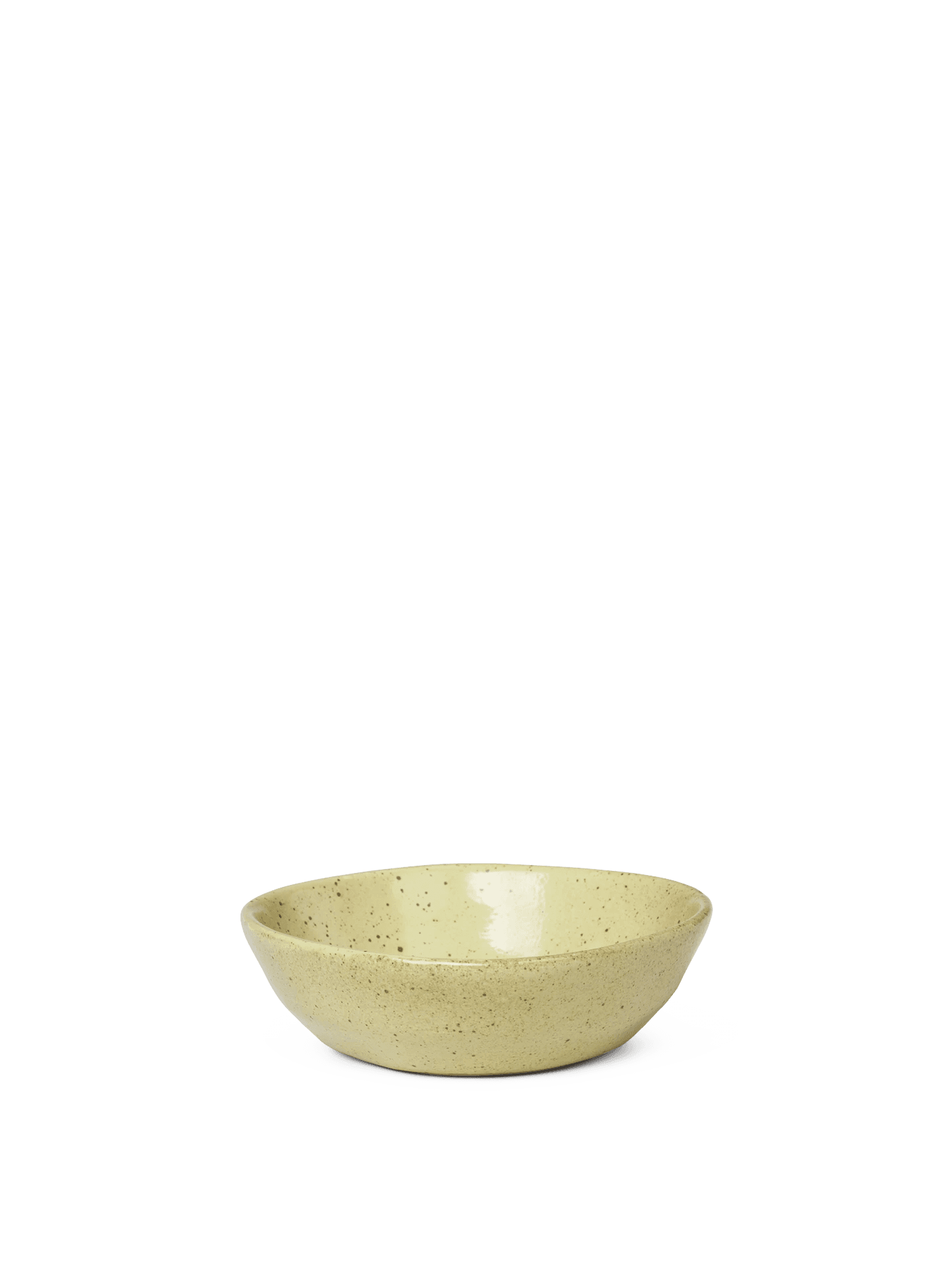 Ferm Living Flow Bowl Small Yellow Speckle