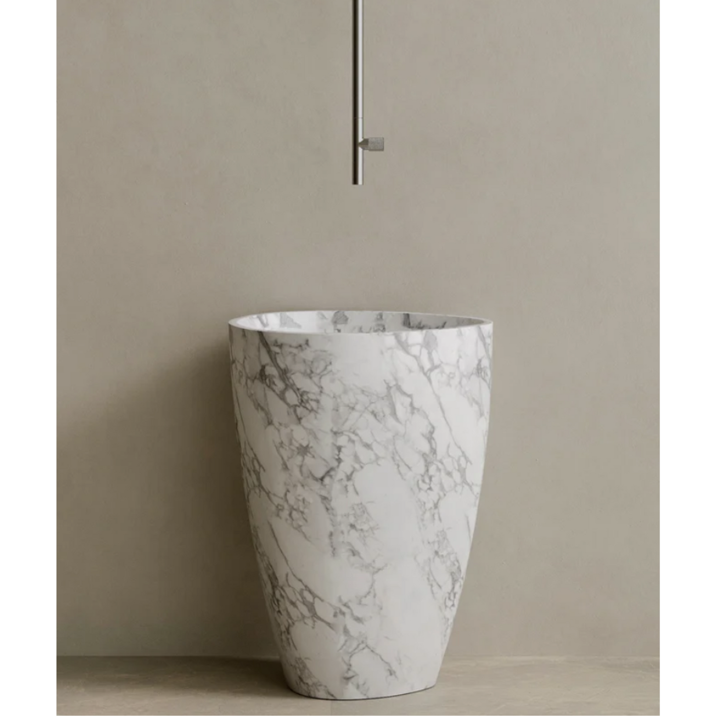 ELEMENTO BATH | FLUVIO STONE PEDESTAL SINK | $6,394.30 - $11,990.00