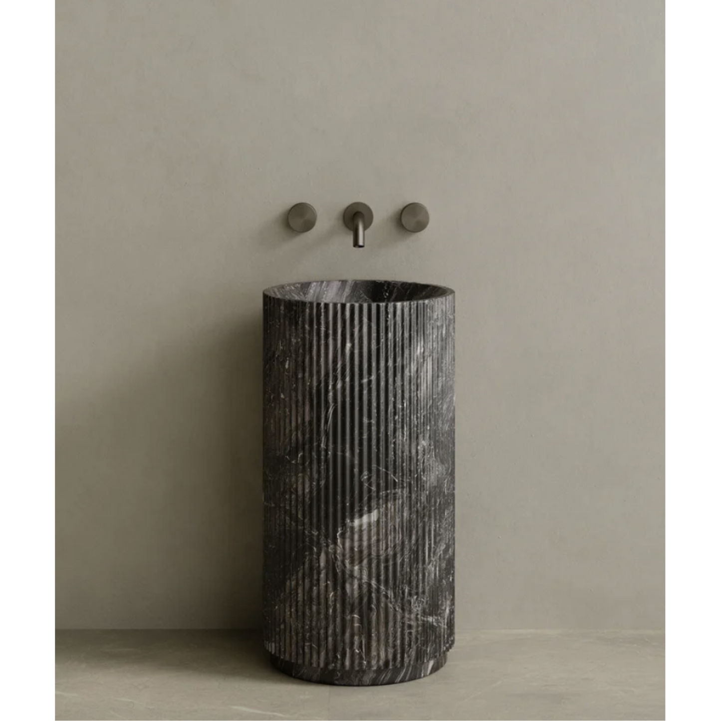 ELEMENTO BATH | RIVIO STONE PEDESTAL SINK | $6,394.30 - $11,990.00