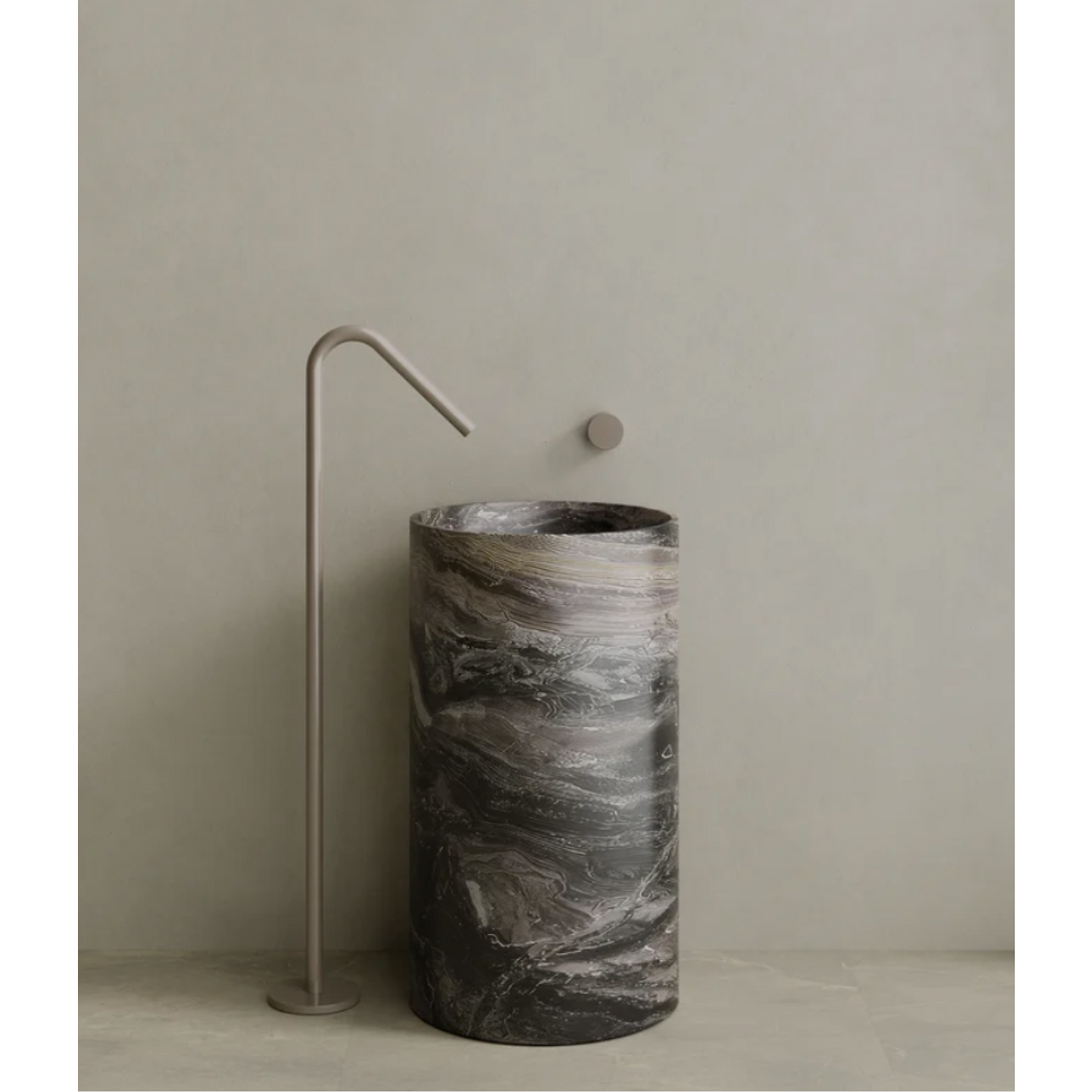 ELEMENTO BATH | ORBITA STONE PEDESTAL SINK | $5,349.30 -  $10,945.00