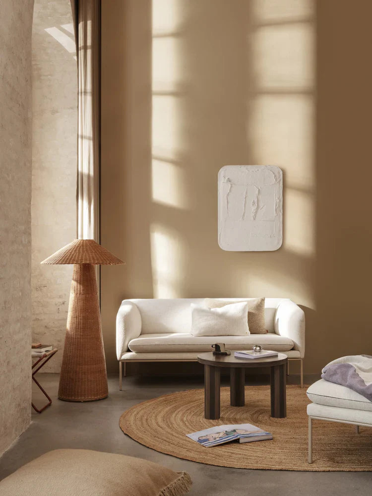 FERM LIVING | TURN SOFA 2 - CASHMERE - BOUCLE - OFF-WHITE | $3,905.00