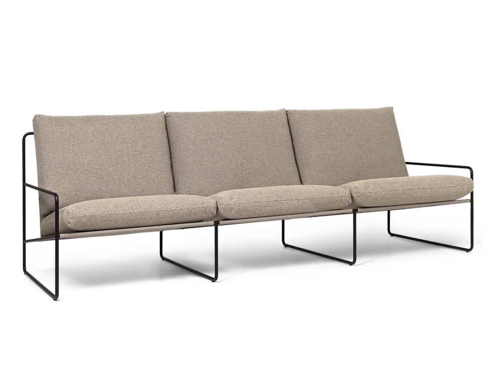 FERM LIVING | DESERT 3-SEATER - BLACK - DOLCE | $3,615.00