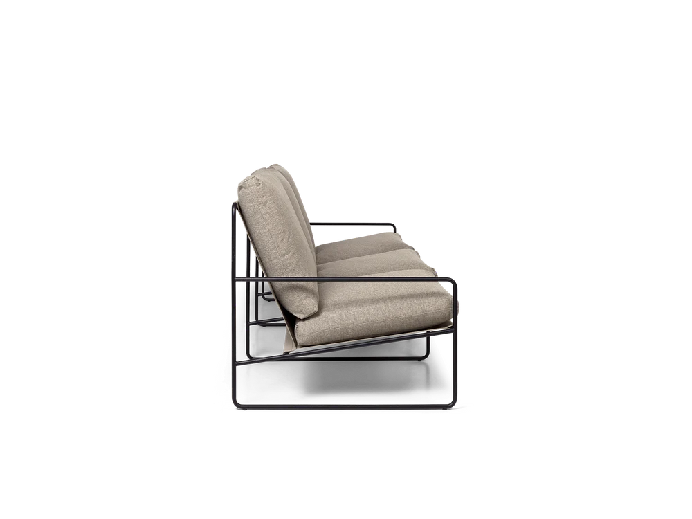 FERM LIVING | DESERT 3-SEATER - BLACK - DOLCE | $3,615.00
