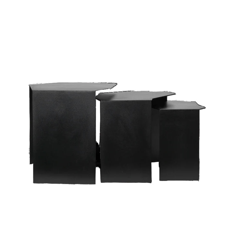 FERM LIVING | SHARD CLUSTER TABLES - SET OF 3 - BLACK | $1,075.00