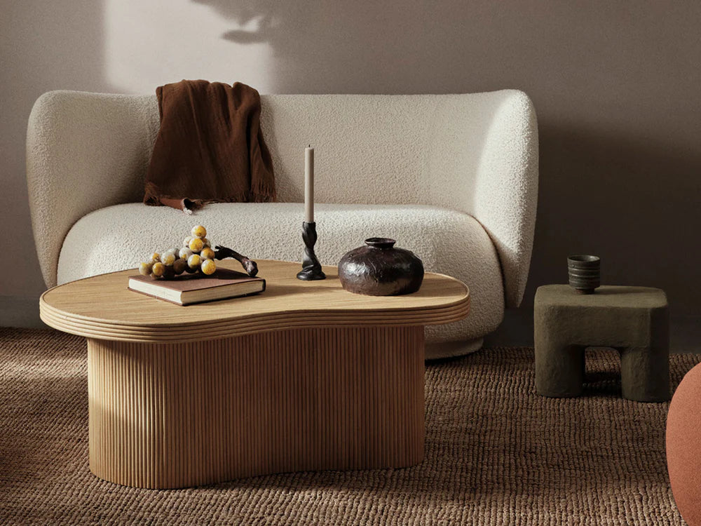 FERM LIVING | RICO SOFA 2 - NORDIC BOUCLE - OFF-WHITE | $5,079.00