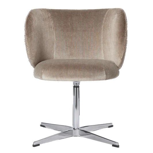FERM LIVING | RICO DINING CHAIR - SWIVEL - DEVORE VELVET - FLINT GREY | $1,565.00