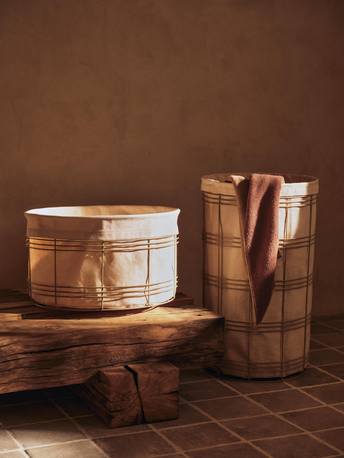 Ferm Living Fio Basket and Laundry Basket additional view