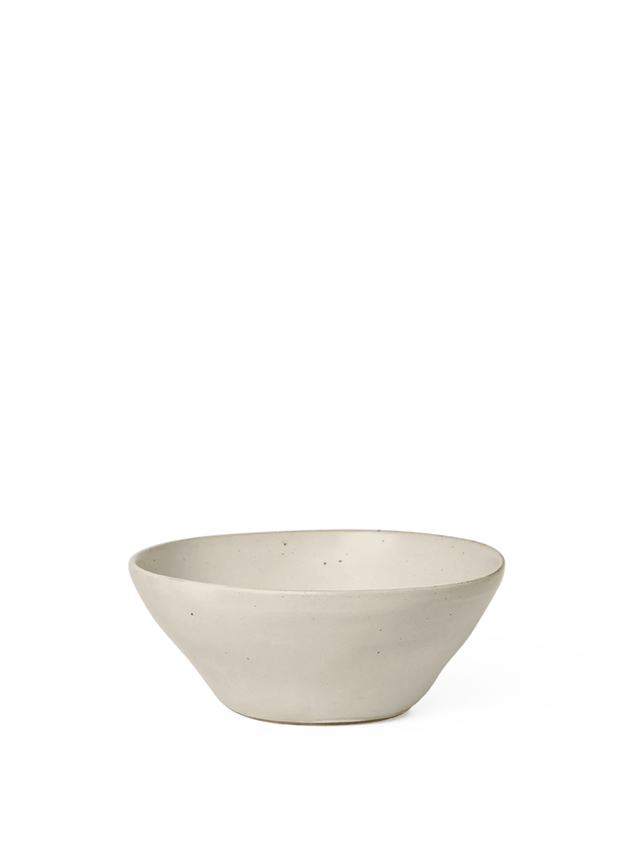 Ferm Living Flow Bowl Medium Off-White Speckle
