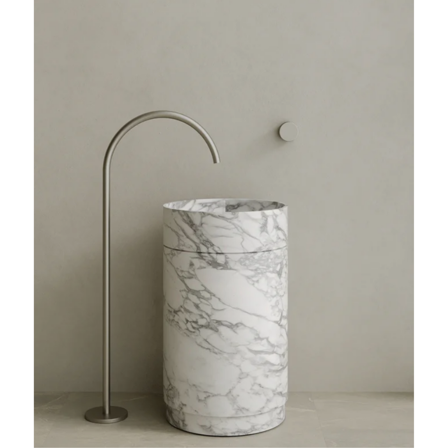 ELEMENTO BATH | ROTUNDI STONE PEDESTAL SINK | $5,348.75 - $10,945.00