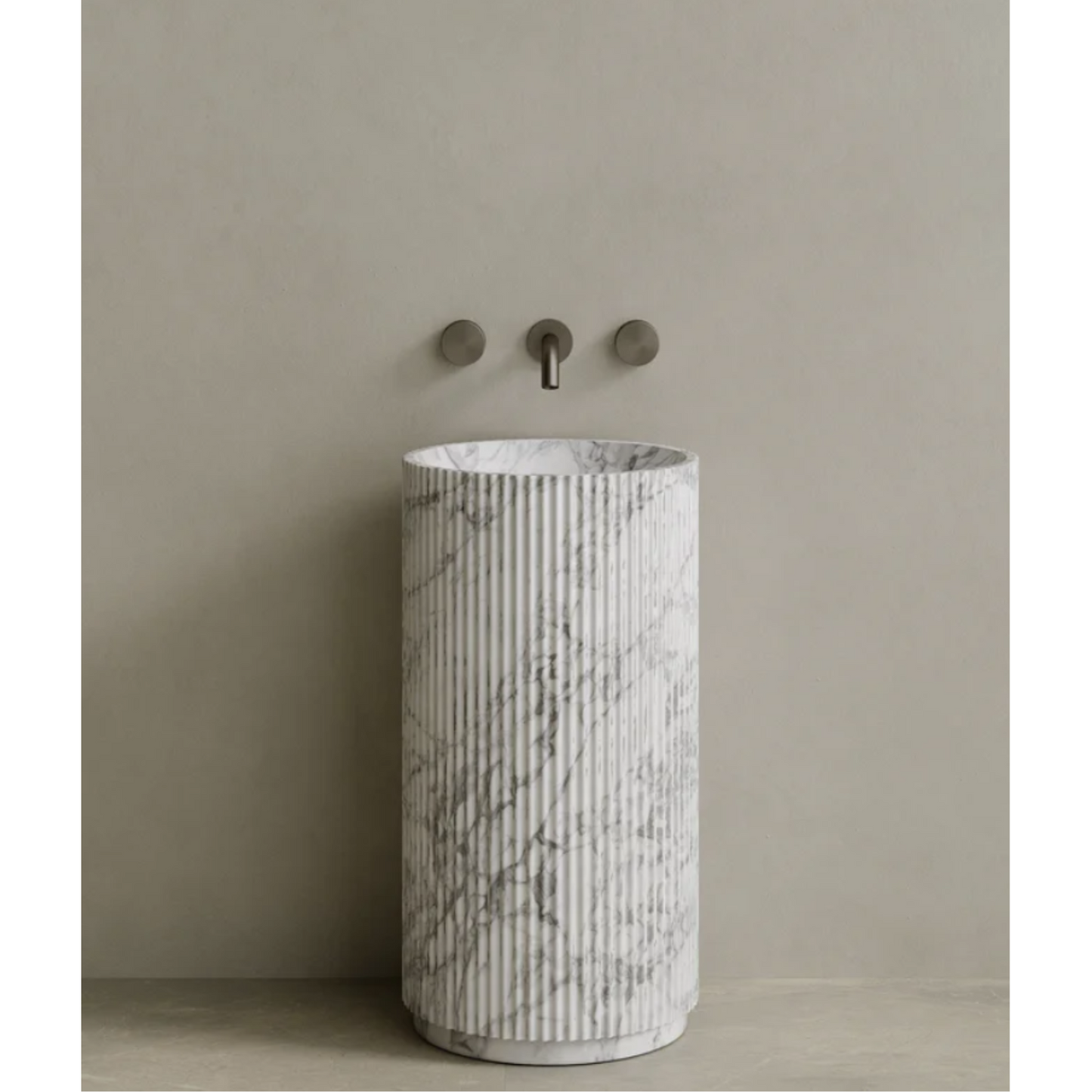 ELEMENTO BATH | RIVIO STONE PEDESTAL SINK | $6,394.30 - $11,990.00