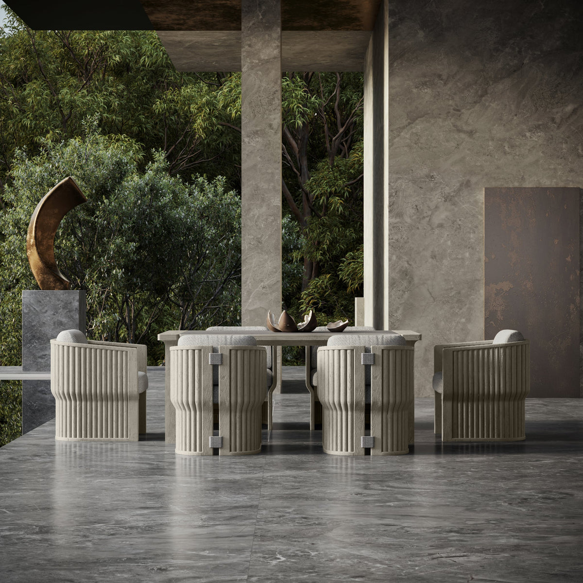 Elythia Dining Table For 6