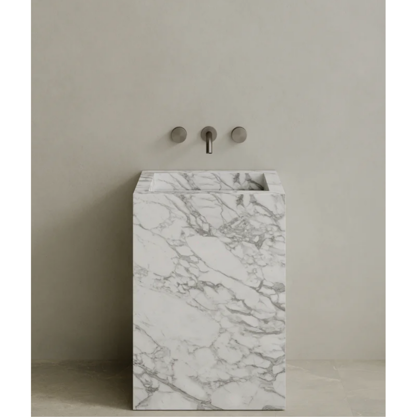 ELEMENTO BATH | QUATTRO STONE PEDESTAL SINK | $3,423.20 - $7,004.80