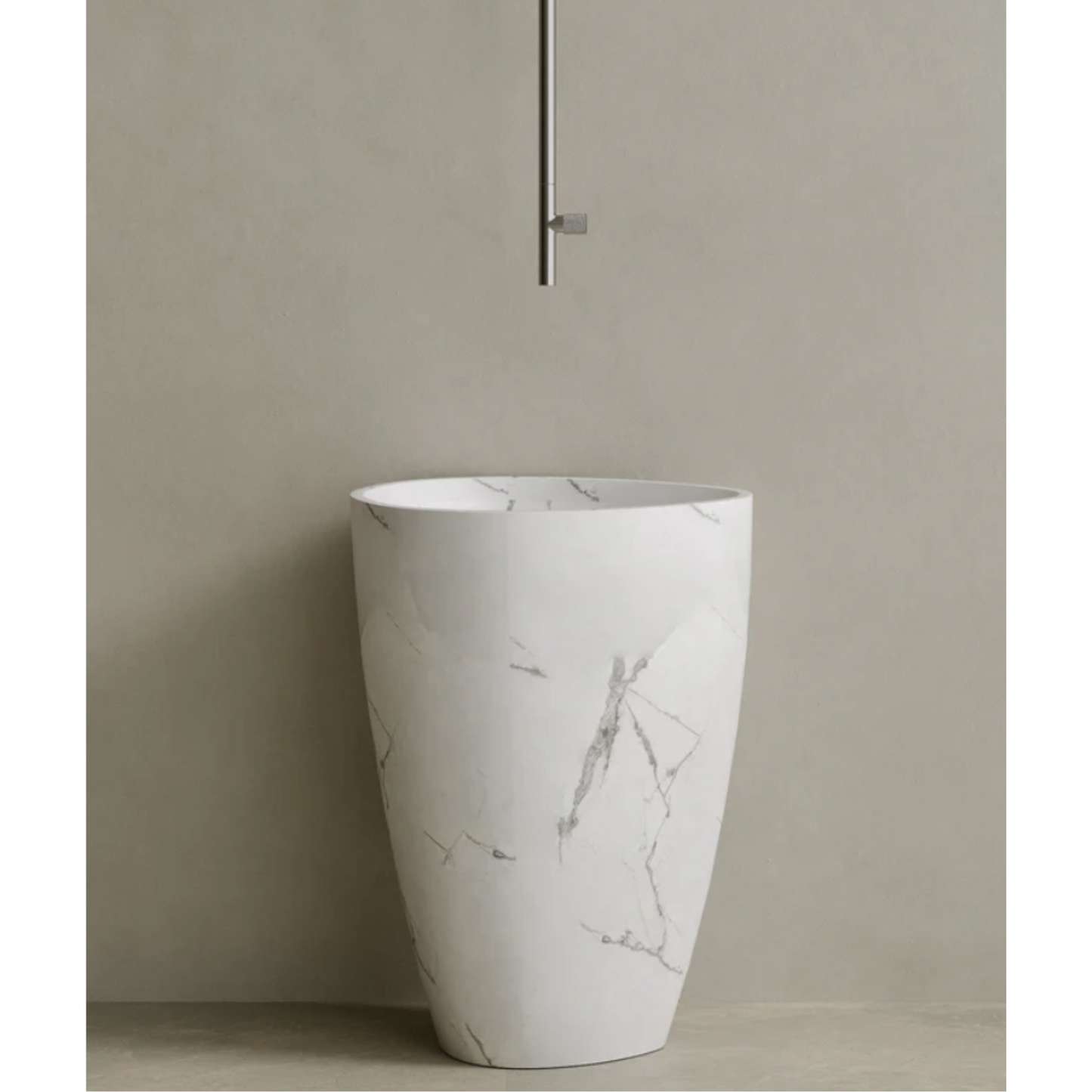 ELEMENTO BATH | FLUVIO STONE PEDESTAL SINK | $6,394.30 - $11,990.00