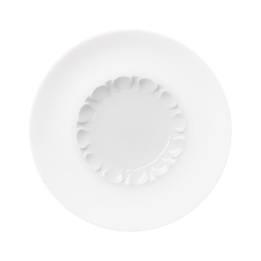 Hering Berlin Evolution Rimmed Plate With Structured Well