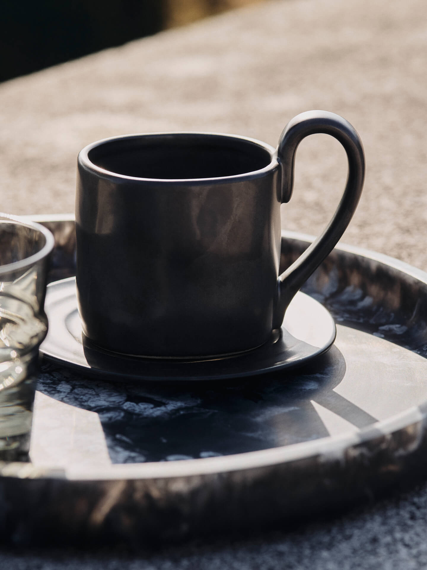 Ferm Living Flow Mug with Saucer additional view
