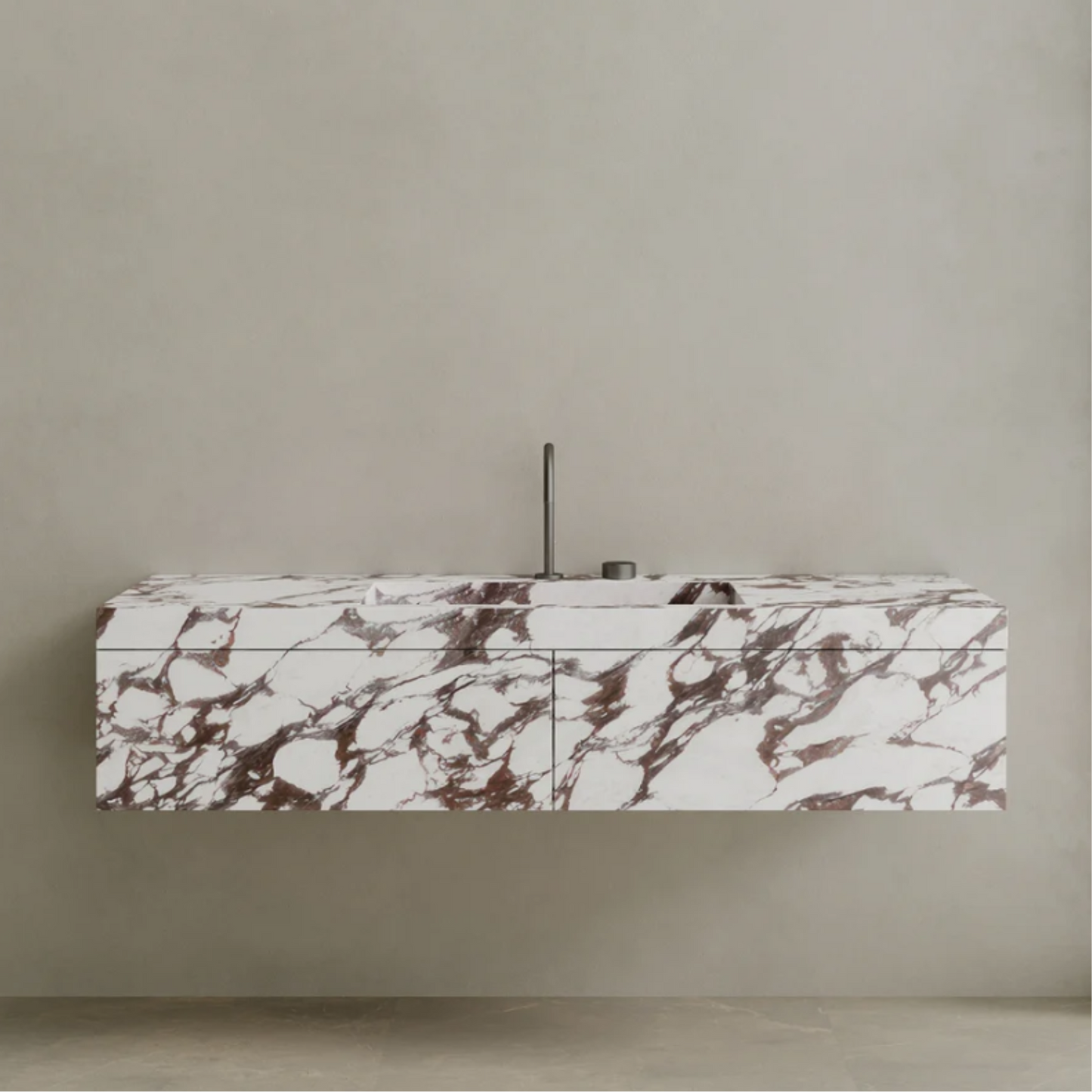 ELEMENTO BATH | FLOATING MARBLE VANITY | $5,000.00 - $9,600.00