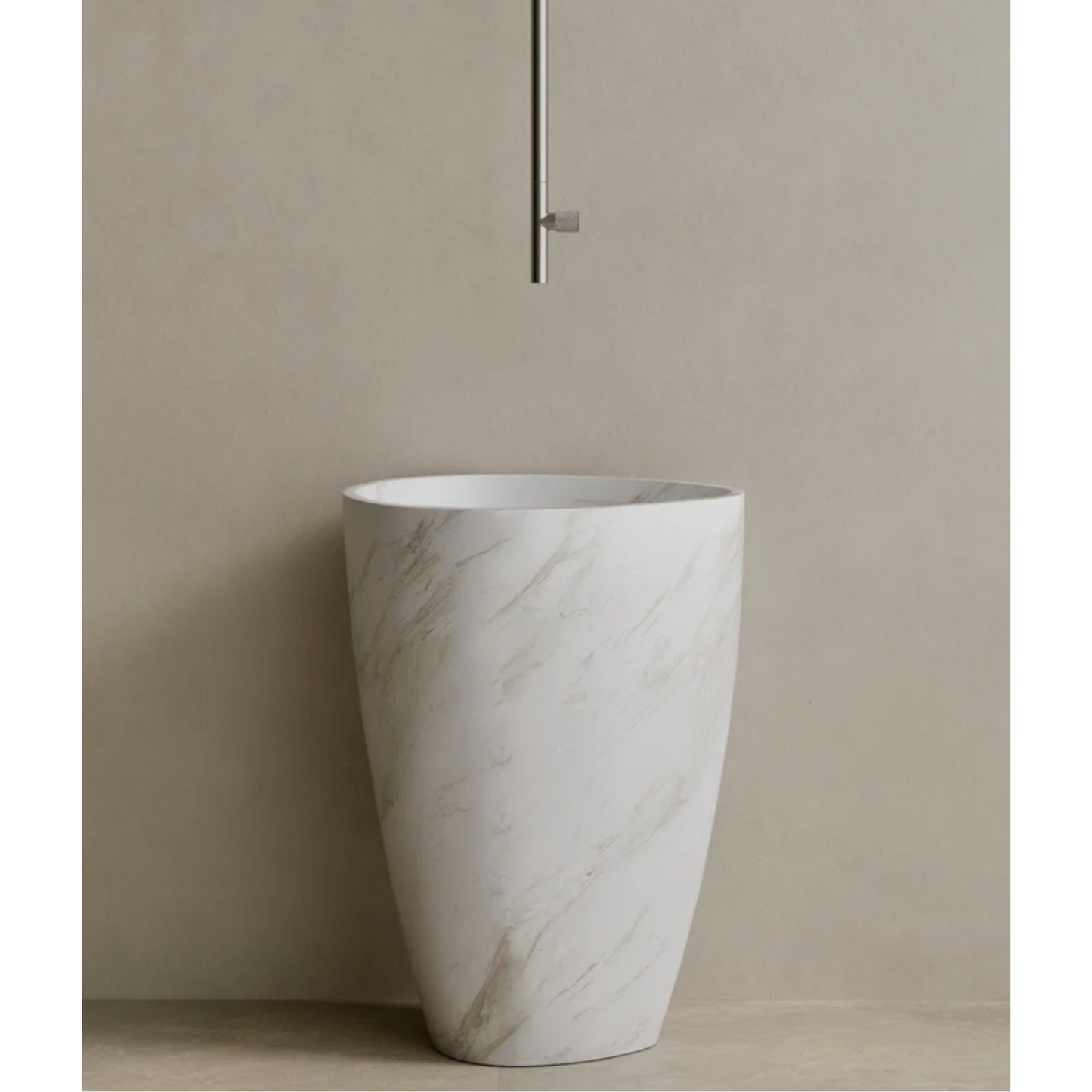 ELEMENTO BATH | FLUVIO STONE PEDESTAL SINK | $6,394.30 - $11,990.00