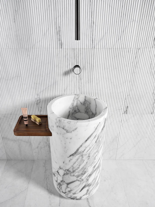 LUCE DI CARRARA | MONOLITHOS FREE-STANDING SINK | $35,429.69 - $41,950.50