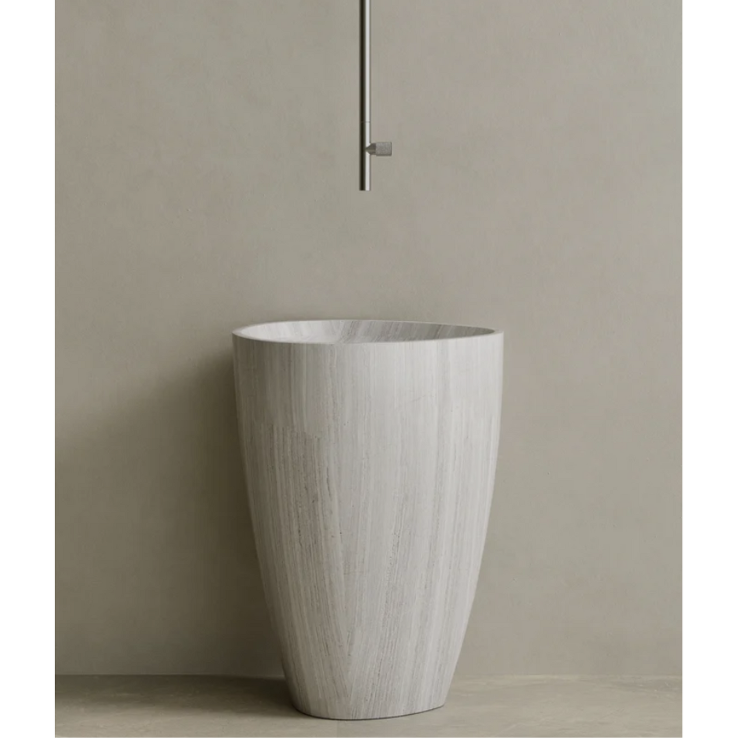 ELEMENTO BATH | FLUVIO STONE PEDESTAL SINK | $6,394.30 - $11,990.00