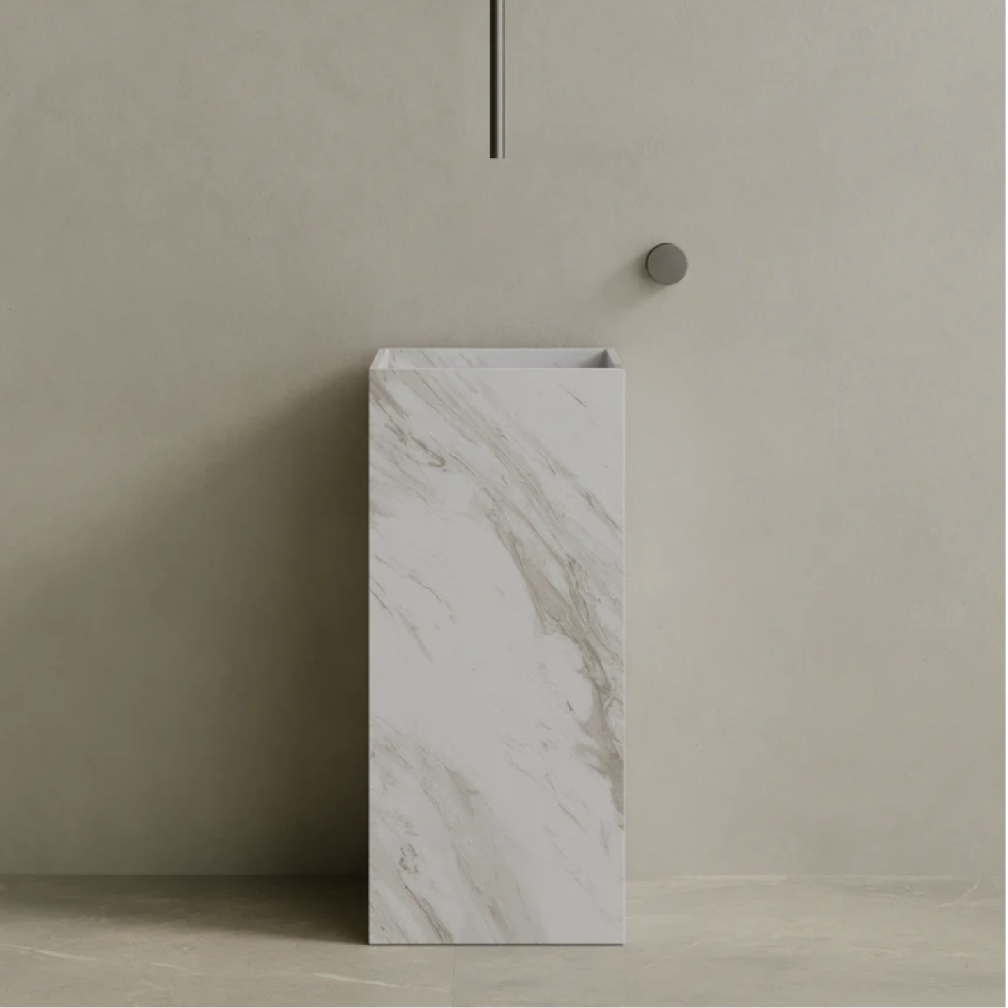 ELEMENTO BATH | QUARO HANDCRAFTER STONE PEDESTAL SINK | $3,313.20 - $6,894.80