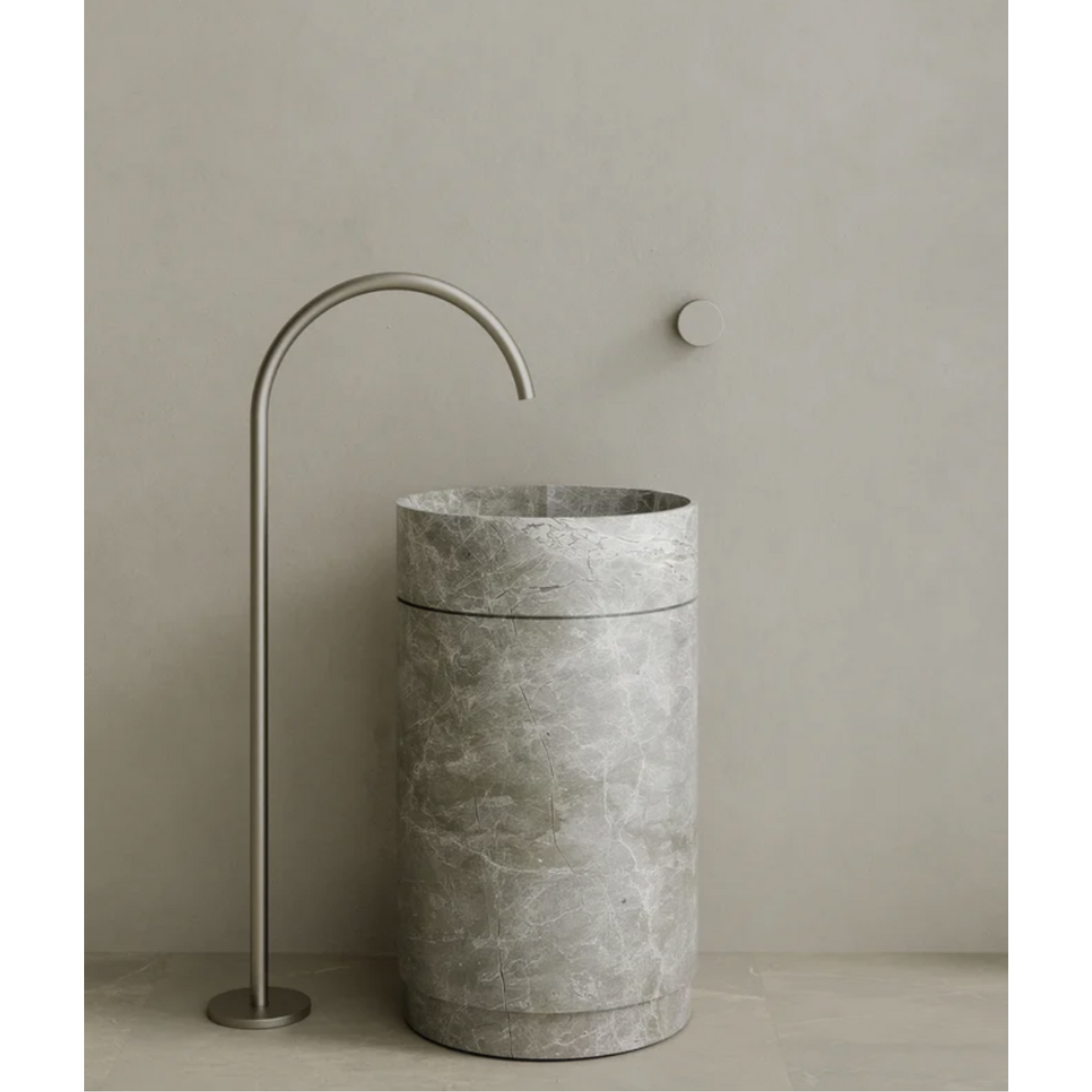 ELEMENTO BATH | ROTUNDI STONE PEDESTAL SINK | $5,348.75 - $10,945.00