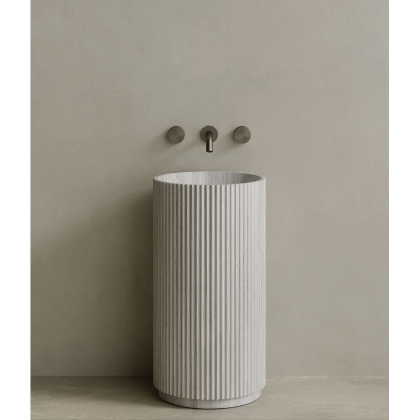 ELEMENTO BATH | RIVIO STONE PEDESTAL SINK | $6,394.30 - $11,990.00