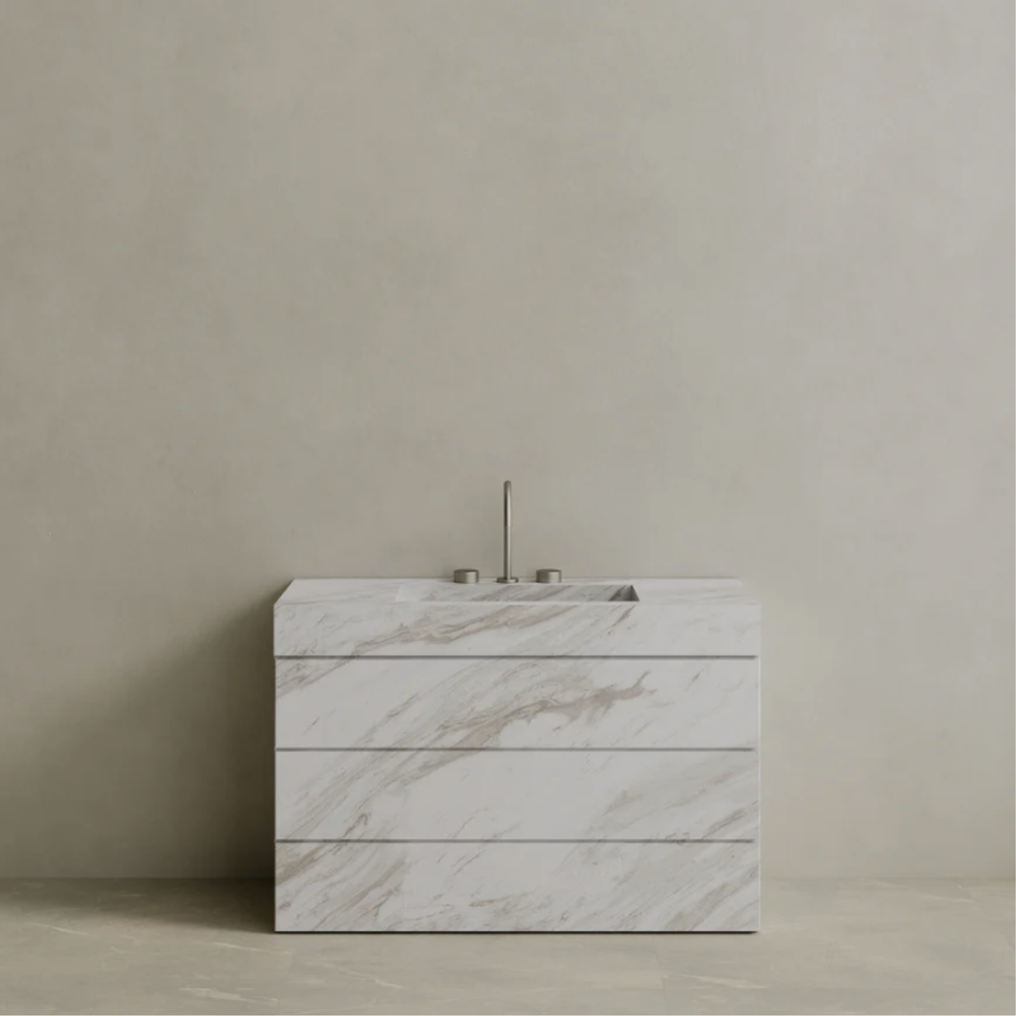 ELEMENTO BATH | SINGLE SINK FREESTANDING MARBLE VANITY WITH DRAWERS | $5,081.60 - $9,792.00