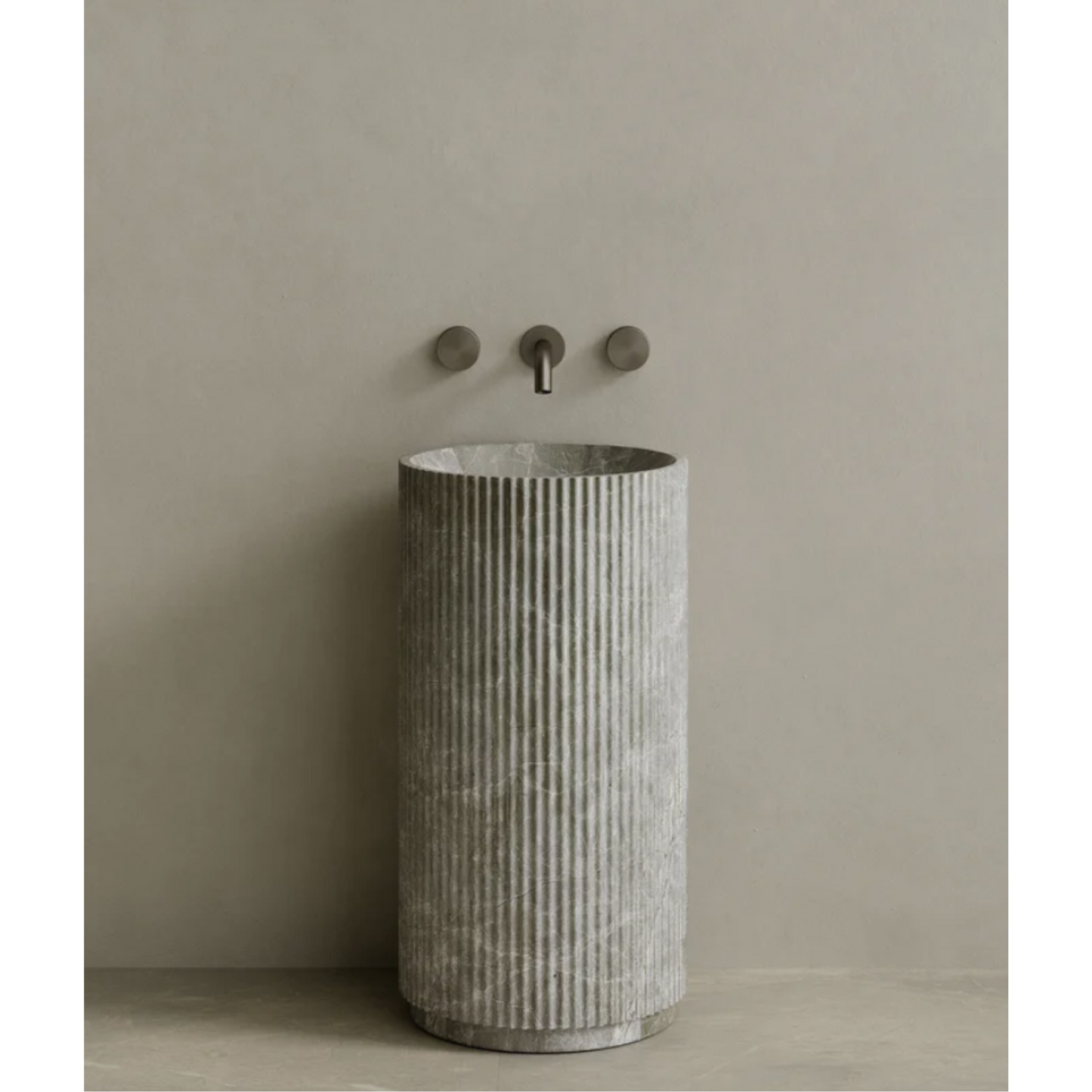 ELEMENTO BATH | RIVIO STONE PEDESTAL SINK | $6,394.30 - $11,990.00