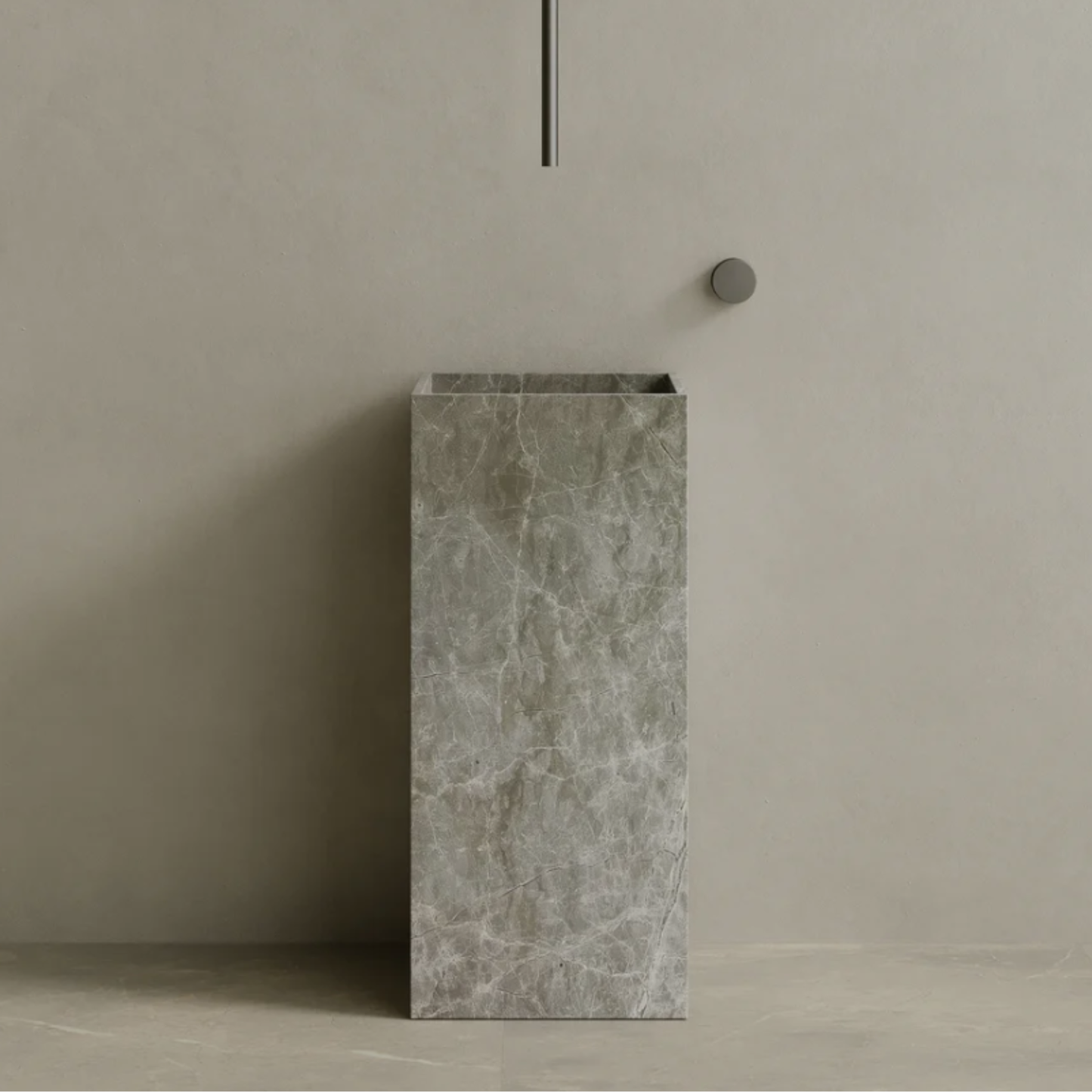 ELEMENTO BATH | QUARO HANDCRAFTER STONE PEDESTAL SINK | $3,313.20 - $6,894.80