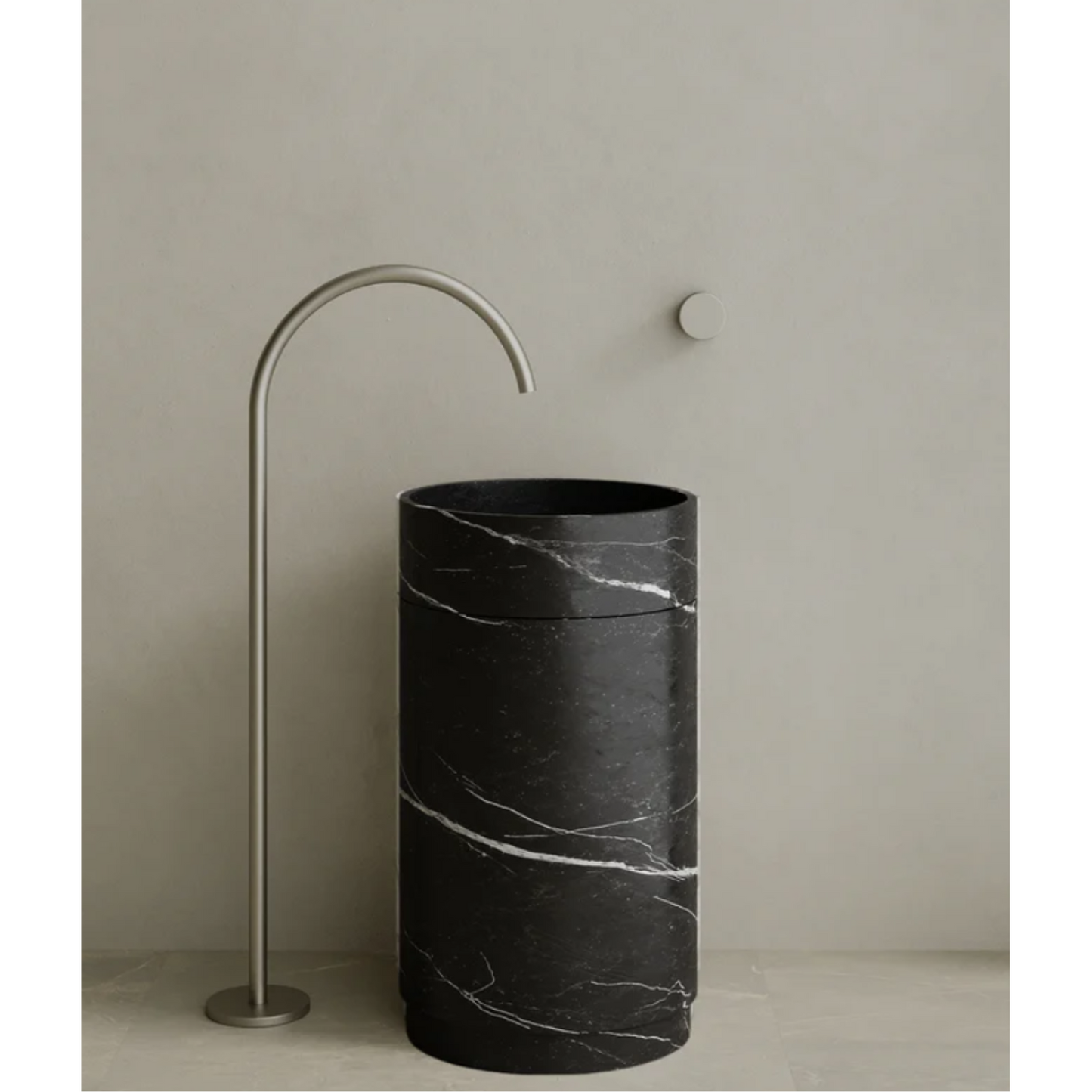 ELEMENTO BATH | ROTUNDI STONE PEDESTAL SINK | $5,348.75 - $10,945.00