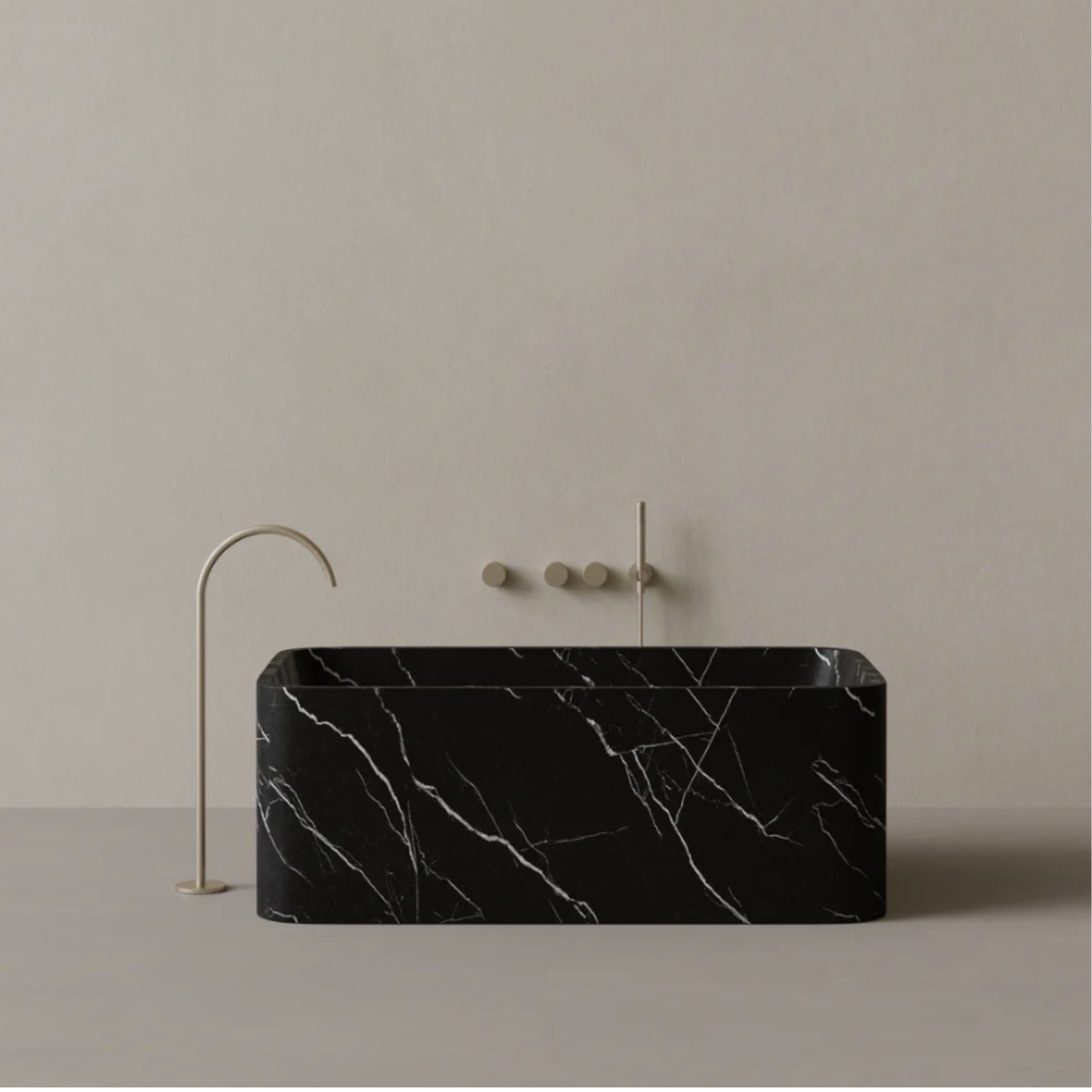 ELEMENTO BATH | 61" x 33" RECTANGULAR STONE BATHTUB | $12,425.00 - $39,496.00