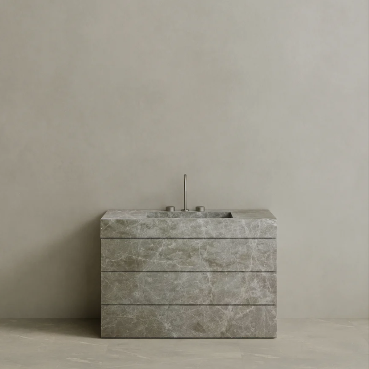 ELEMENTO BATH | SINGLE SINK FREESTANDING MARBLE VANITY WITH DRAWERS | $5,081.60 - $9,792.00