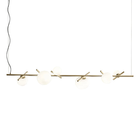 MASIERO | POSY BIL GALVANIZED METAL 6-LIGHTS CHANDELIER | $4,780.00