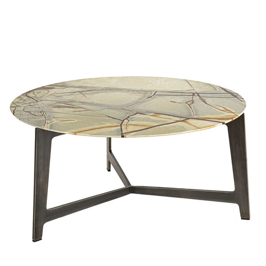 B160 BLUE ISLAND MARBLE TOP COFFEE TABLE | $4,025.00