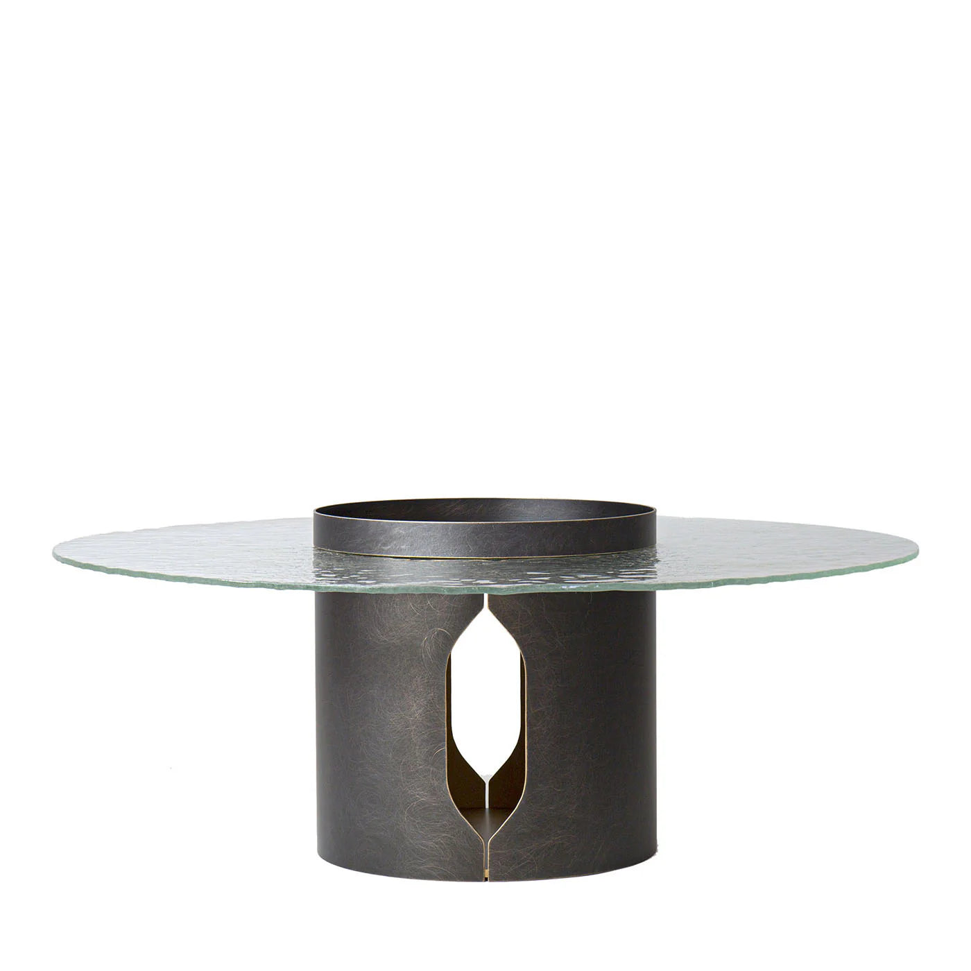 ALISO GLASS TOP BRONZE COFFEE TABLE | $6,125.00