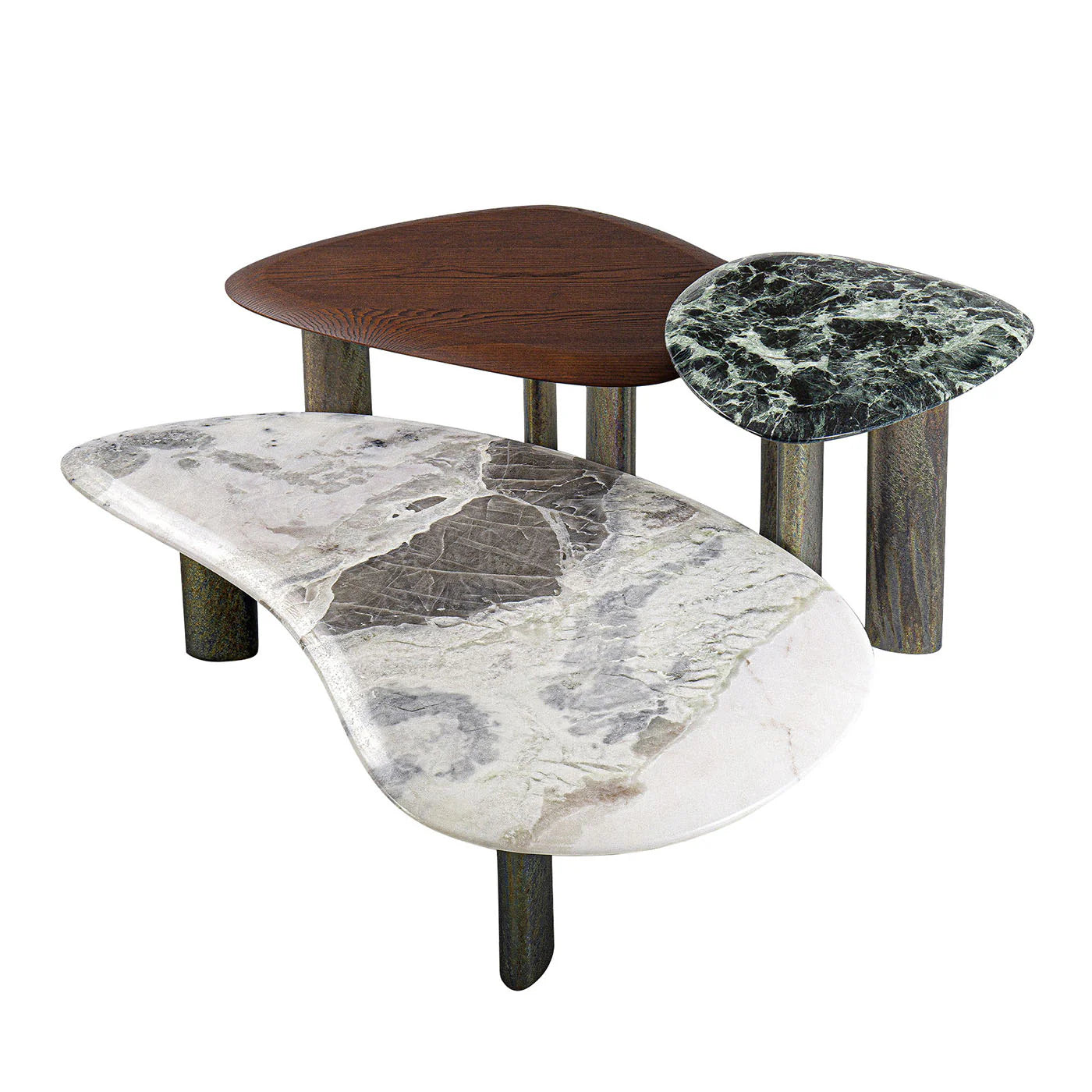 EGEO MEDIUM COFFEE TABLE WITH LIGHT BROWN OAK WOOD TOP | $4,110.00