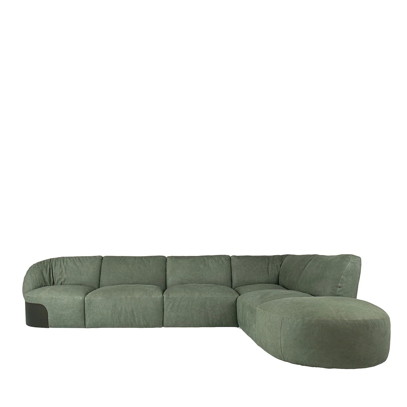 BELT MODULAR LEATHER SOFA WITH METAL DETAIL | $26,995.00