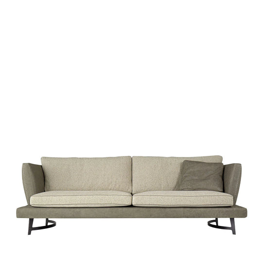 MARTIN GRAY SOFA WITH METAL BASE | $11,625.00