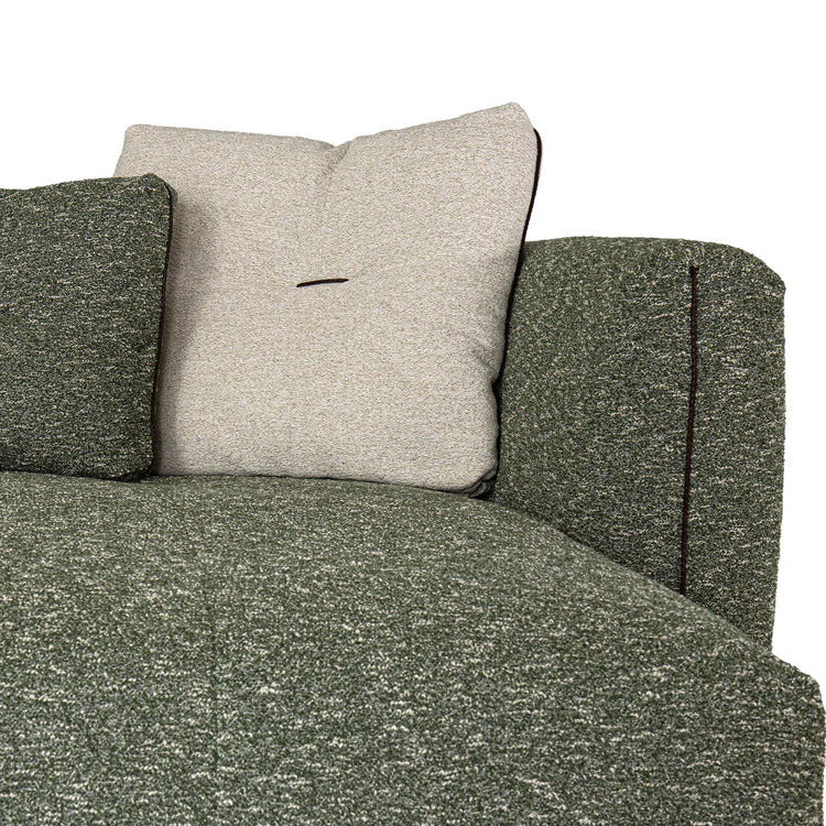 SHIFU GREEN LEATHER MODULAR SOFA | $20,800.00