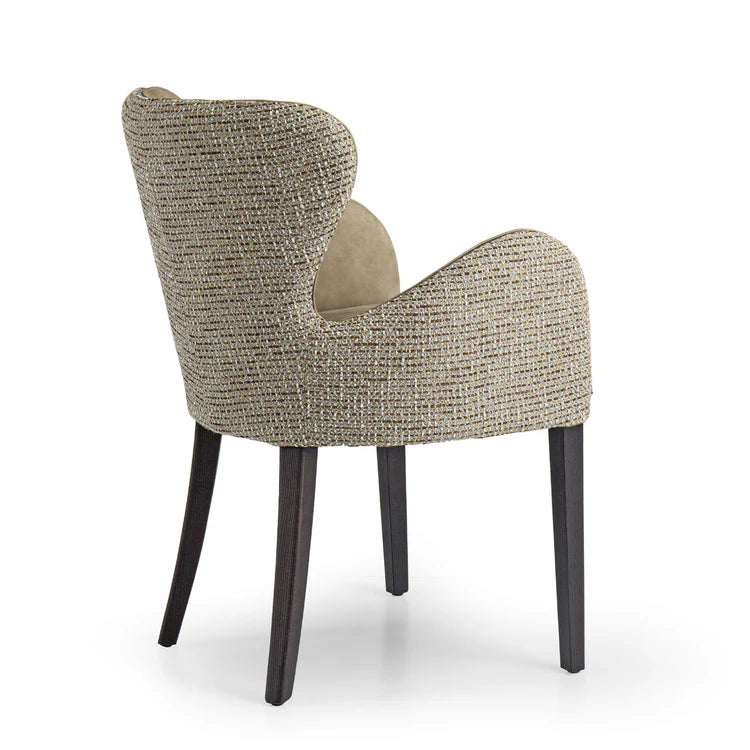ELEKTRA BEIGE LEATHER CHAIR | $2,825.00